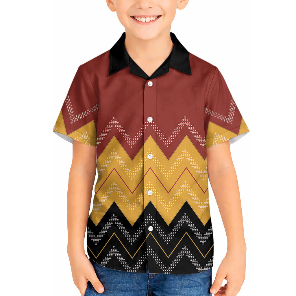 Kaokao Maori Tukutuku Inspired New Zealand Hawaiian Shirt