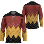 Kaokao Maori Tukutuku Inspired New Zealand Hockey Jersey
