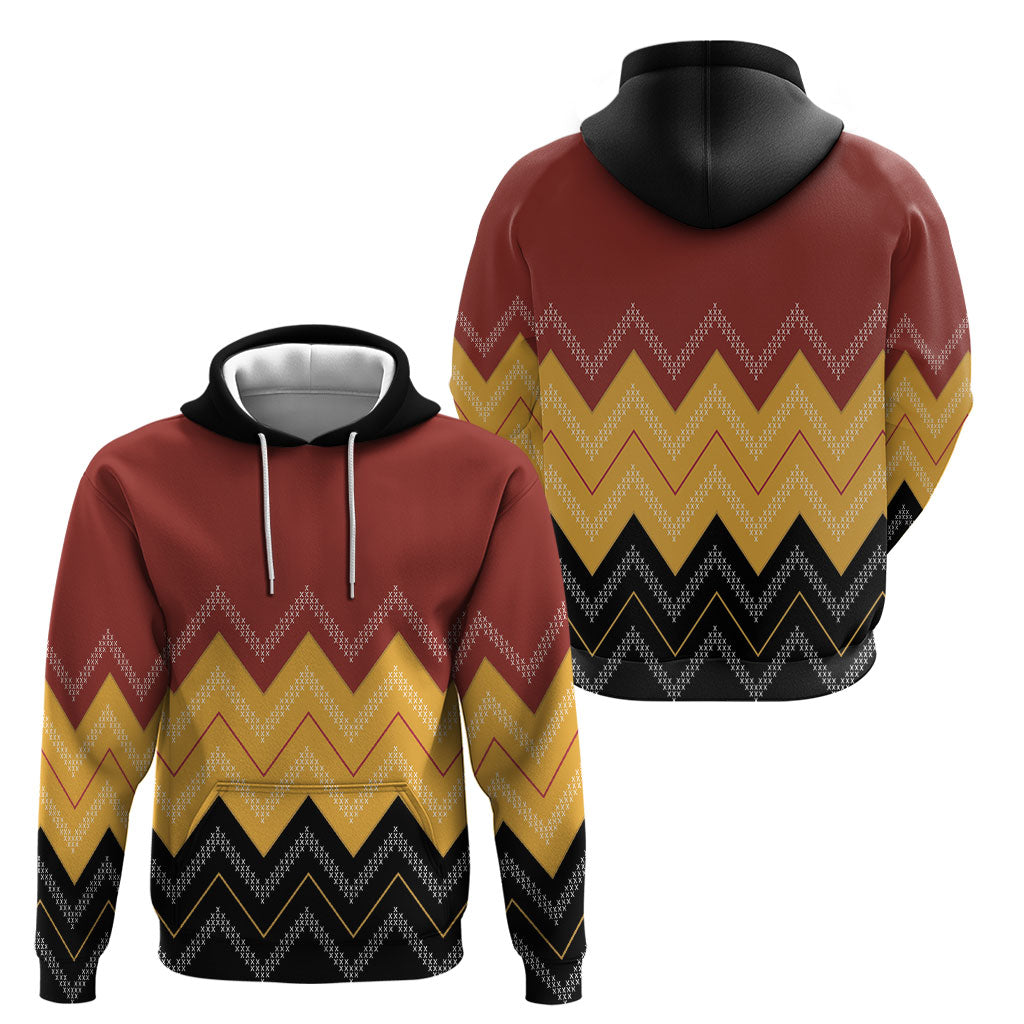 Kaokao Maori Tukutuku Inspired New Zealand Hoodie