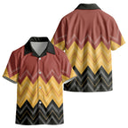 Kaokao Maori Tukutuku Inspired New Zealand Kid Hawaiian Shirt