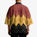 Kaokao Maori Tukutuku Inspired New Zealand Kimono