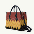 Kaokao Maori Tukutuku Inspired New Zealand Leather Bag