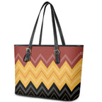 Kaokao Maori Tukutuku Inspired New Zealand Leather Tote Bag