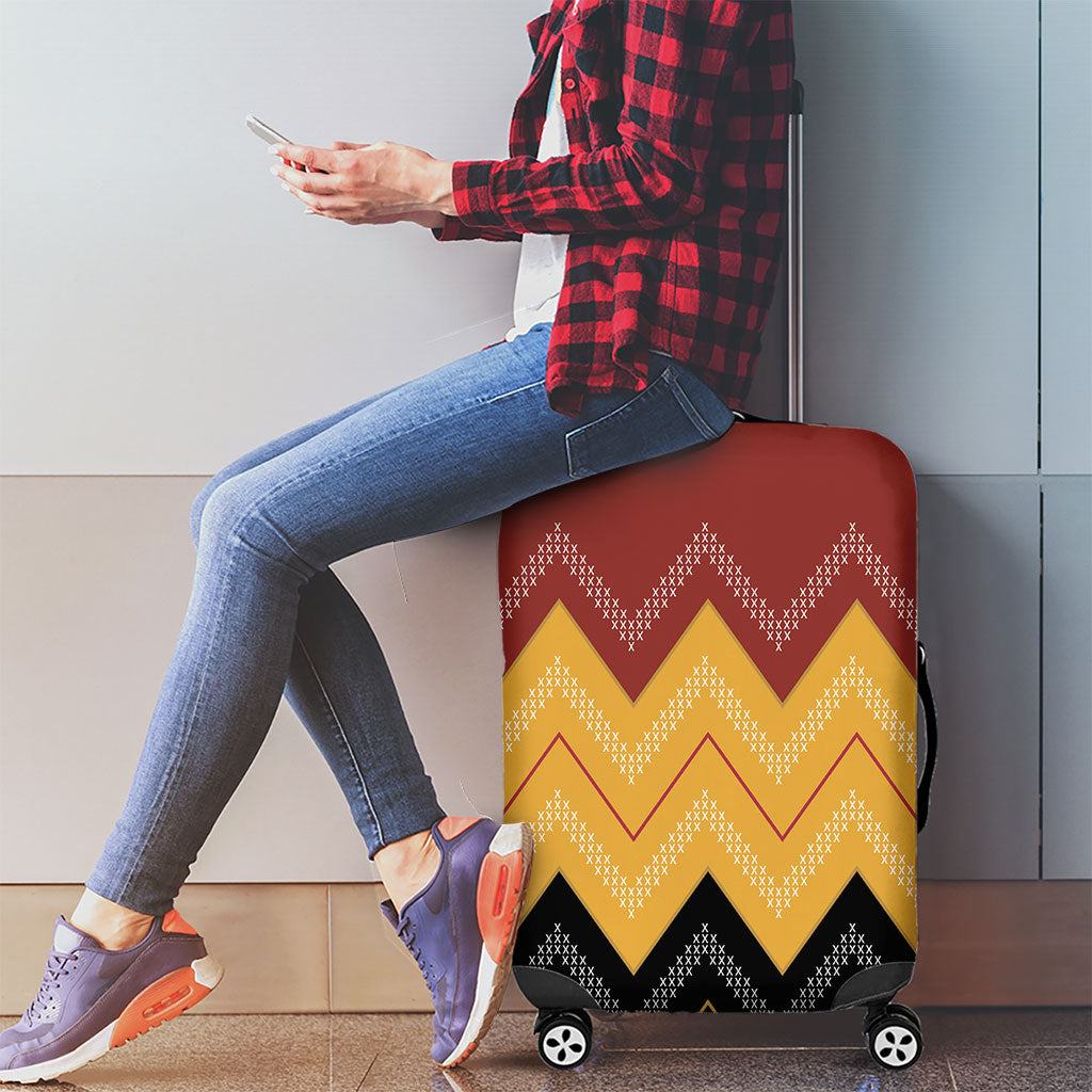 Kaokao Maori Tukutuku Inspired New Zealand Luggage Cover
