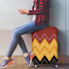 Kaokao Maori Tukutuku Inspired New Zealand Luggage Cover