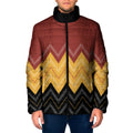 Kaokao Maori Tukutuku Inspired New Zealand Padded Jacket