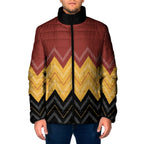 Kaokao Maori Tukutuku Inspired New Zealand Padded Jacket
