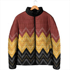 Kaokao Maori Tukutuku Inspired New Zealand Padded Jacket