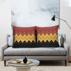 Kaokao Maori Tukutuku Inspired New Zealand Pillow Cover