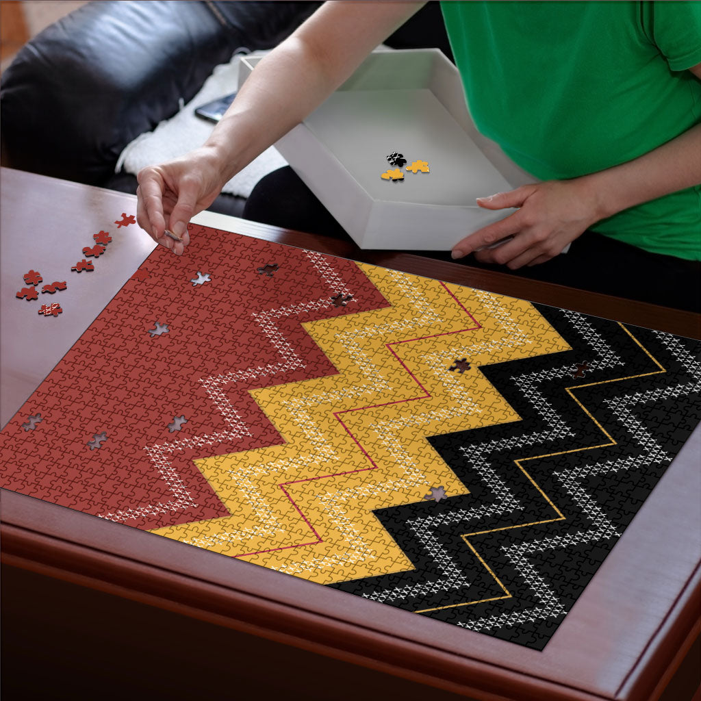 Kaokao Maori Tukutuku Inspired New Zealand Puzzle
