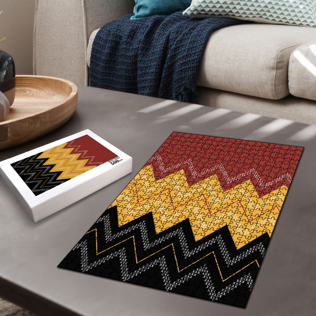 Kaokao Maori Tukutuku Inspired New Zealand Puzzle