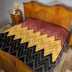 Kaokao Maori Tukutuku Inspired New Zealand Quilt