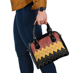 Kaokao Maori Tukutuku Inspired New Zealand Shoulder Handbag