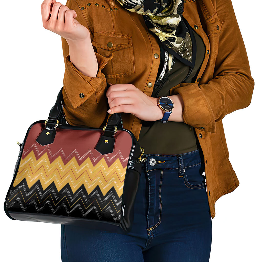 Kaokao Maori Tukutuku Inspired New Zealand Shoulder Handbag