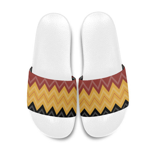 Kaokao Maori Tukutuku Inspired New Zealand Slide Sandals