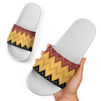 Kaokao Maori Tukutuku Inspired New Zealand Slide Sandals