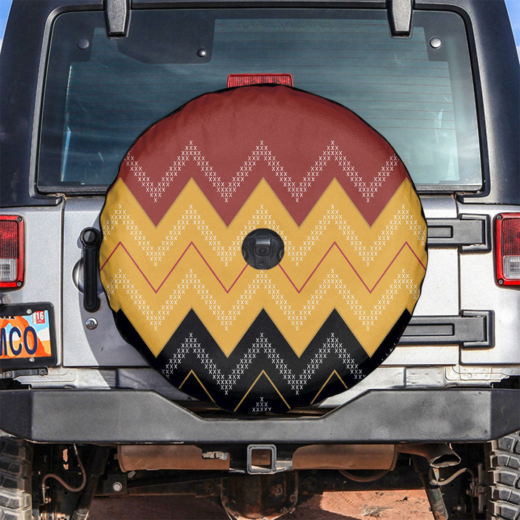 Kaokao Maori Tukutuku Inspired New Zealand Spare Tire Cover