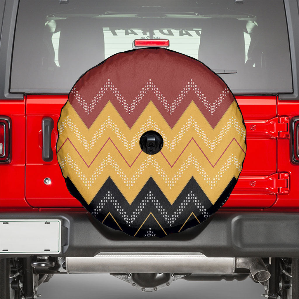 Kaokao Maori Tukutuku Inspired New Zealand Spare Tire Cover