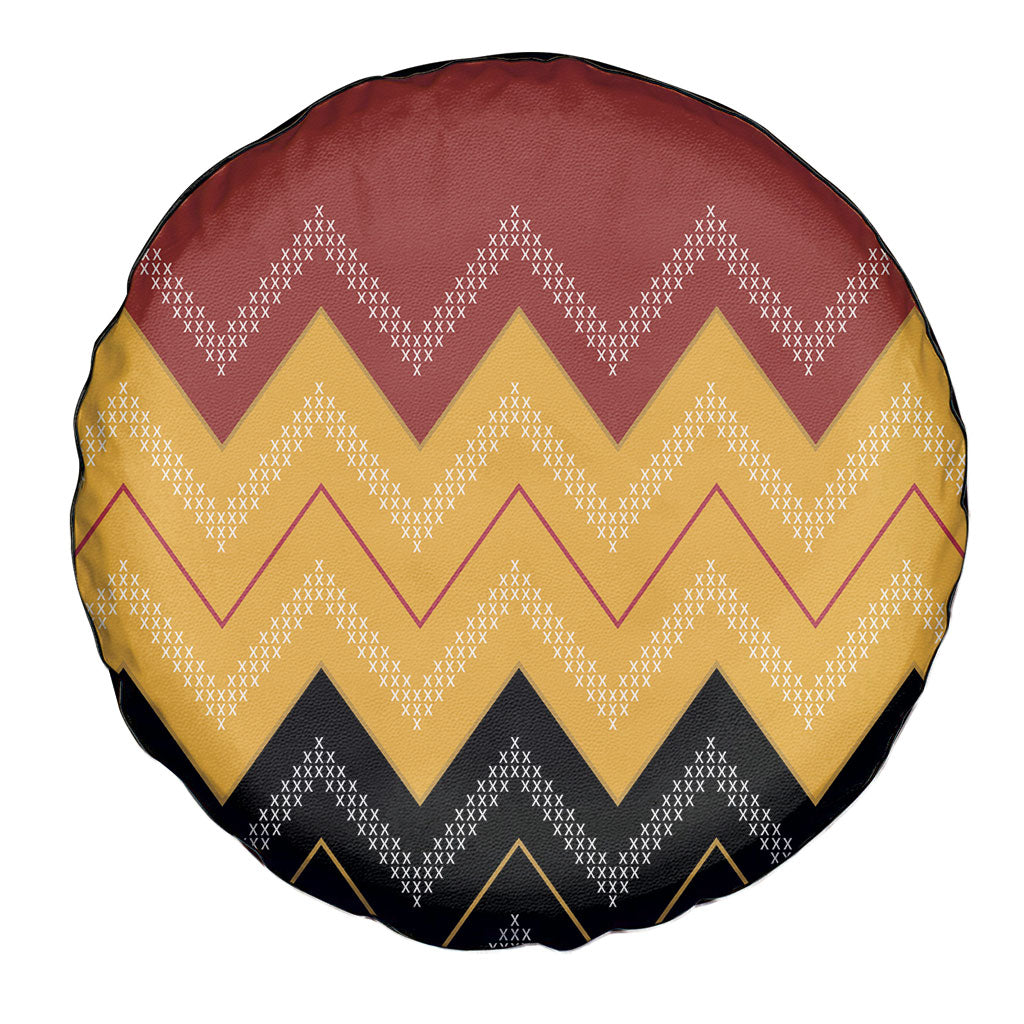 Kaokao Maori Tukutuku Inspired New Zealand Spare Tire Cover