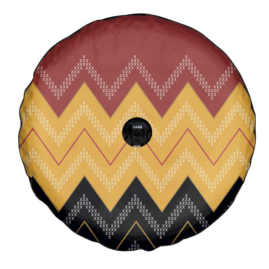 Kaokao Maori Tukutuku Inspired New Zealand Spare Tire Cover