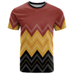 Kaokao Maori Tukutuku Inspired New Zealand T Shirt
