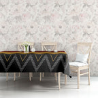Kaokao Maori Tukutuku Inspired New Zealand Tablecloth