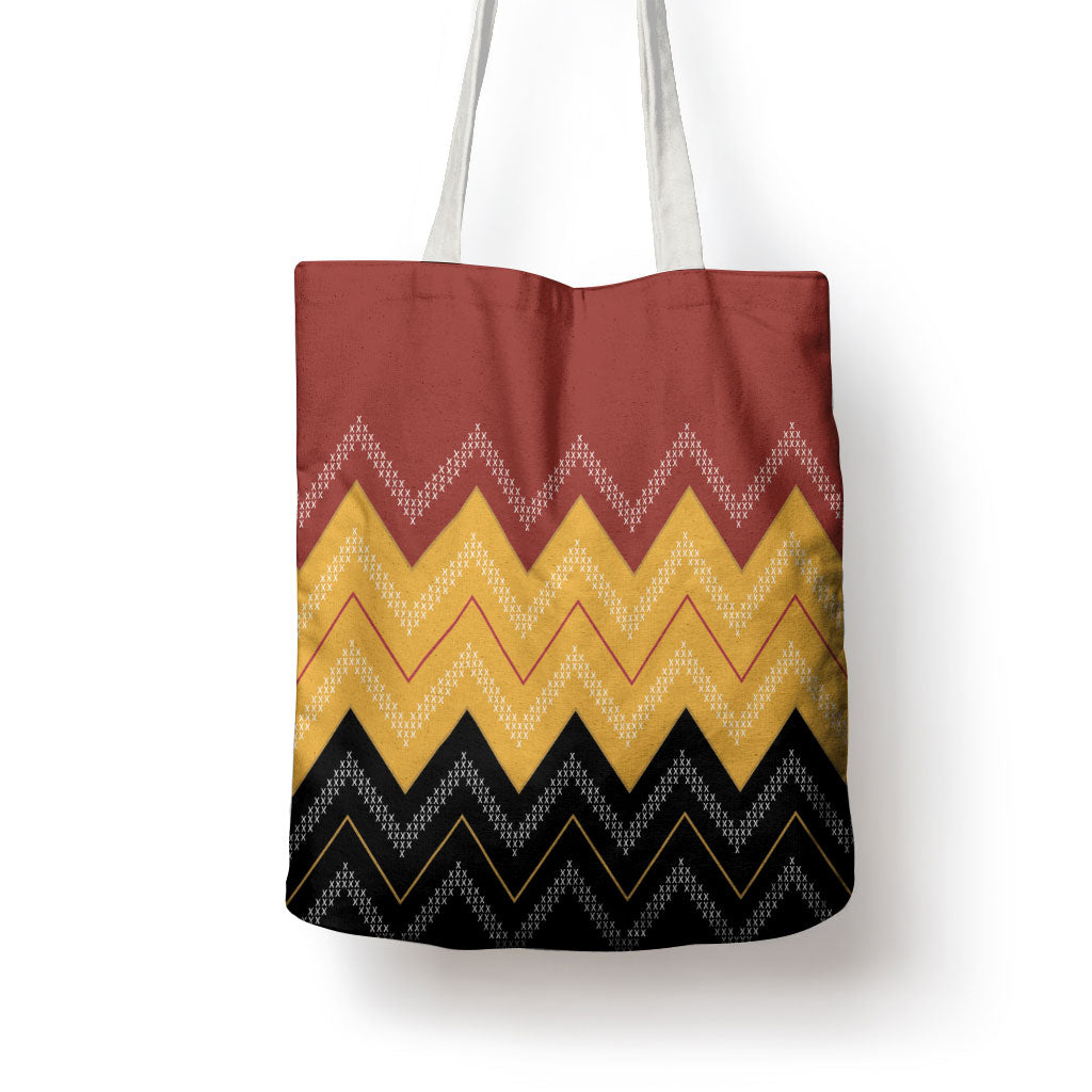 Kaokao Maori Tukutuku Inspired New Zealand Tote Bag