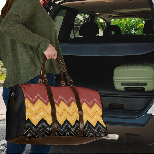 Kaokao Maori Tukutuku Inspired New Zealand Travel Bag