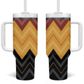 Kaokao Maori Tukutuku Inspired New Zealand Tumbler With Handle