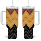 Kaokao Maori Tukutuku Inspired New Zealand Tumbler With Handle