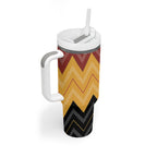 Kaokao Maori Tukutuku Inspired New Zealand Tumbler With Handle
