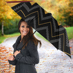 Kaokao Maori Tukutuku Inspired New Zealand Umbrella