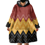 Kaokao Maori Tukutuku Inspired New Zealand Wearable Blanket Hoodie