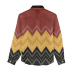 Kaokao Maori Tukutuku Inspired New Zealand Women Casual Shirt