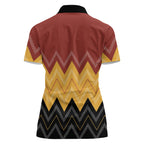 Kaokao Maori Tukutuku Inspired New Zealand Women Polo Shirt
