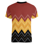 Kaokao Maori Tukutuku Inspired New Zealand Women V-Neck T-Shirt