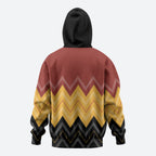 Kaokao Maori Tukutuku Inspired New Zealand Zip Hoodie
