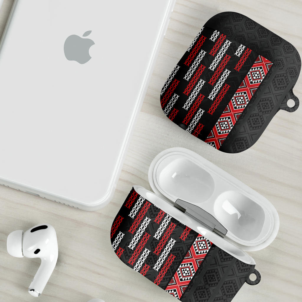 Roimata Toroa Maori Taniko Inspired New Zealand AirPods Case
