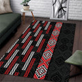 Roimata Toroa Maori Taniko Inspired New Zealand Area Rug
