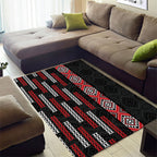 Roimata Toroa Maori Taniko Inspired New Zealand Area Rug