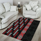 Roimata Toroa Maori Taniko Inspired New Zealand Area Rug