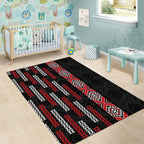 Roimata Toroa Maori Taniko Inspired New Zealand Area Rug