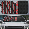 Roimata Toroa Maori Taniko Inspired New Zealand Auto Sun Shade