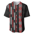 Roimata Toroa Maori Taniko Inspired New Zealand Baseball Jersey