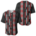 Roimata Toroa Maori Taniko Inspired New Zealand Baseball Jersey
