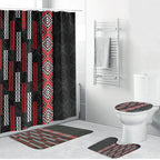 Roimata Toroa Maori Taniko Inspired New Zealand Bathroom Set