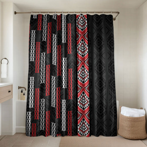 Roimata Toroa Maori Taniko Inspired New Zealand Bathroom Set