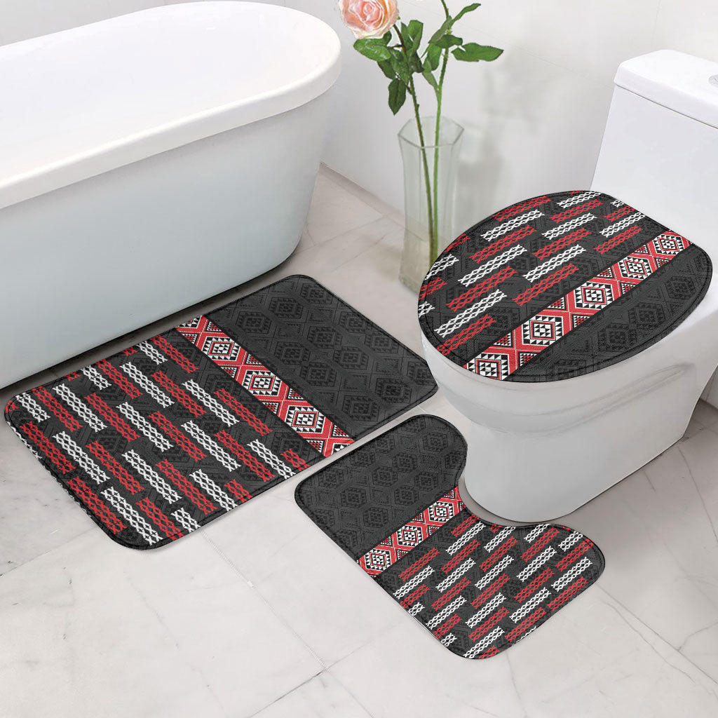 Roimata Toroa Maori Taniko Inspired New Zealand Bathroom Set