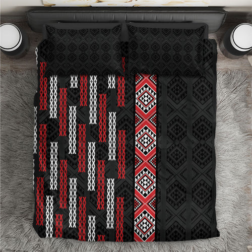 Roimata Toroa Maori Taniko Inspired New Zealand Bedding Set