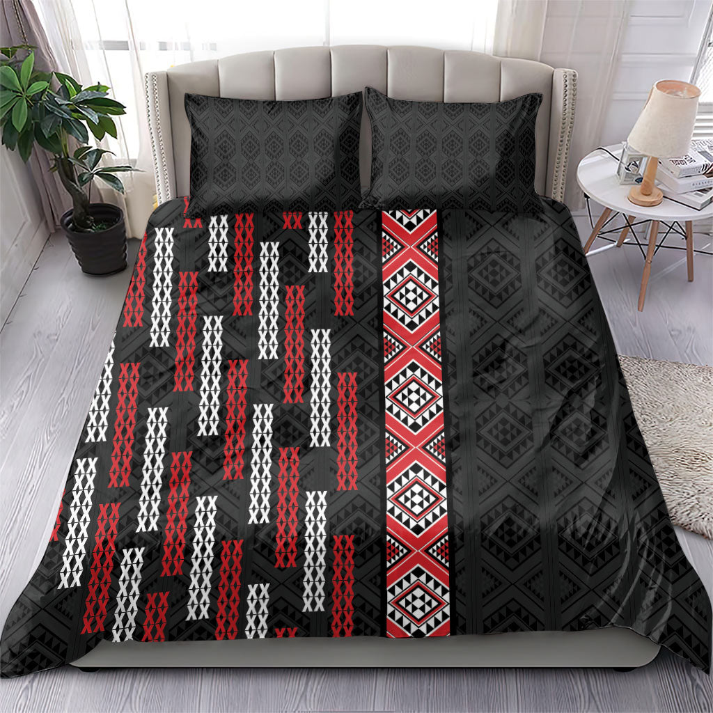 Roimata Toroa Maori Taniko Inspired New Zealand Bedding Set